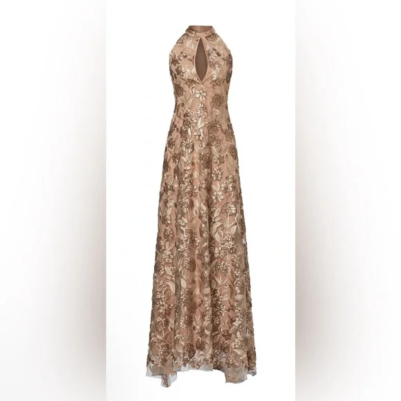 Gold Joan Gown—ERIN by Erin Fetherston - Picture 2 of 3